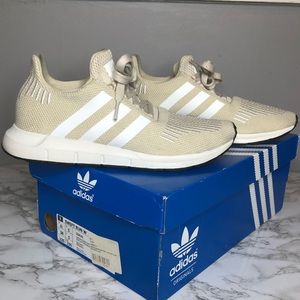 Adidas Women Swift Run Tan Sneakers